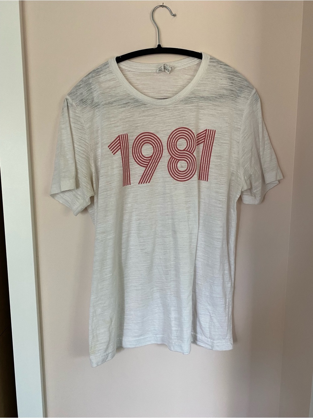 Bella Canvas White Tee with Red Graphic Arches